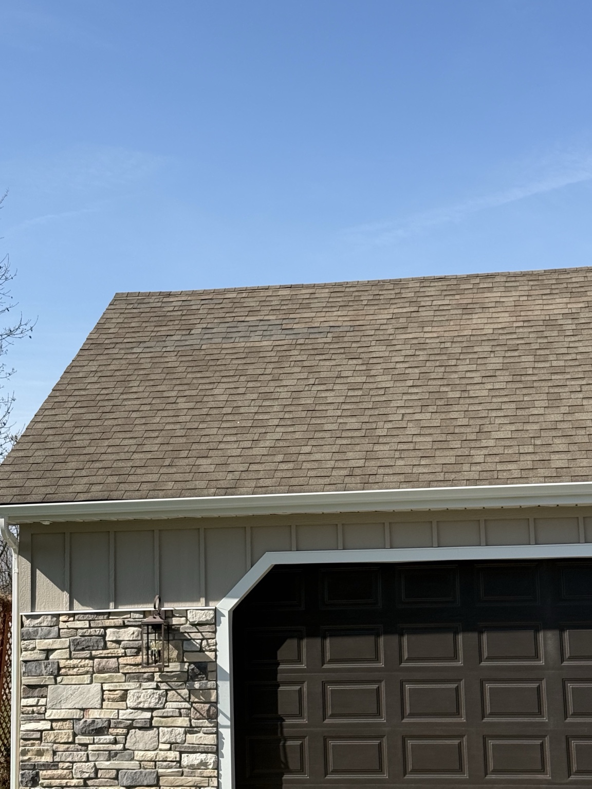 After shingle replacement example